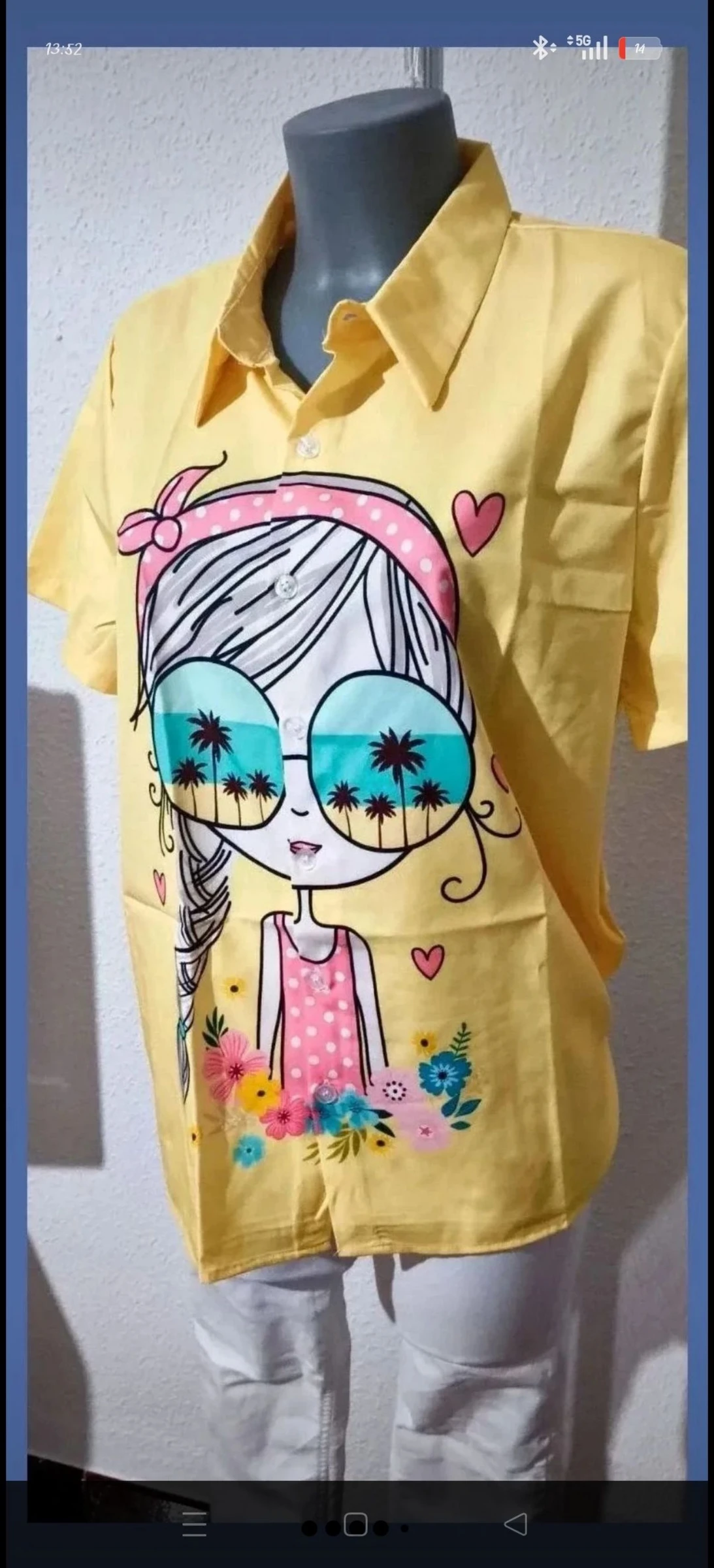 Vintage shirt with fun print – photo 3